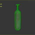 Gas Cylinder Equipment With Orange Valve And Rusty Copper Surface Design