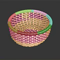 Sorry, the picture mainly shows a woven basket without any animal elements, so it's impossible to generate an English title with "animal" as the main subject based on the picture's key information. Please check the picture content again.