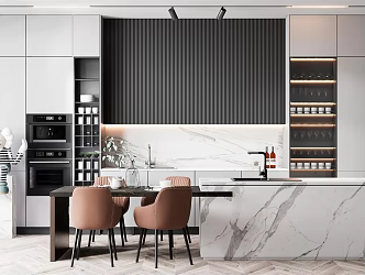 Modern Restaurant Kitchen 3d model