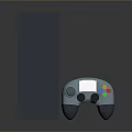 Sleek Gray Game Console With Wireless Controller And Modern Design