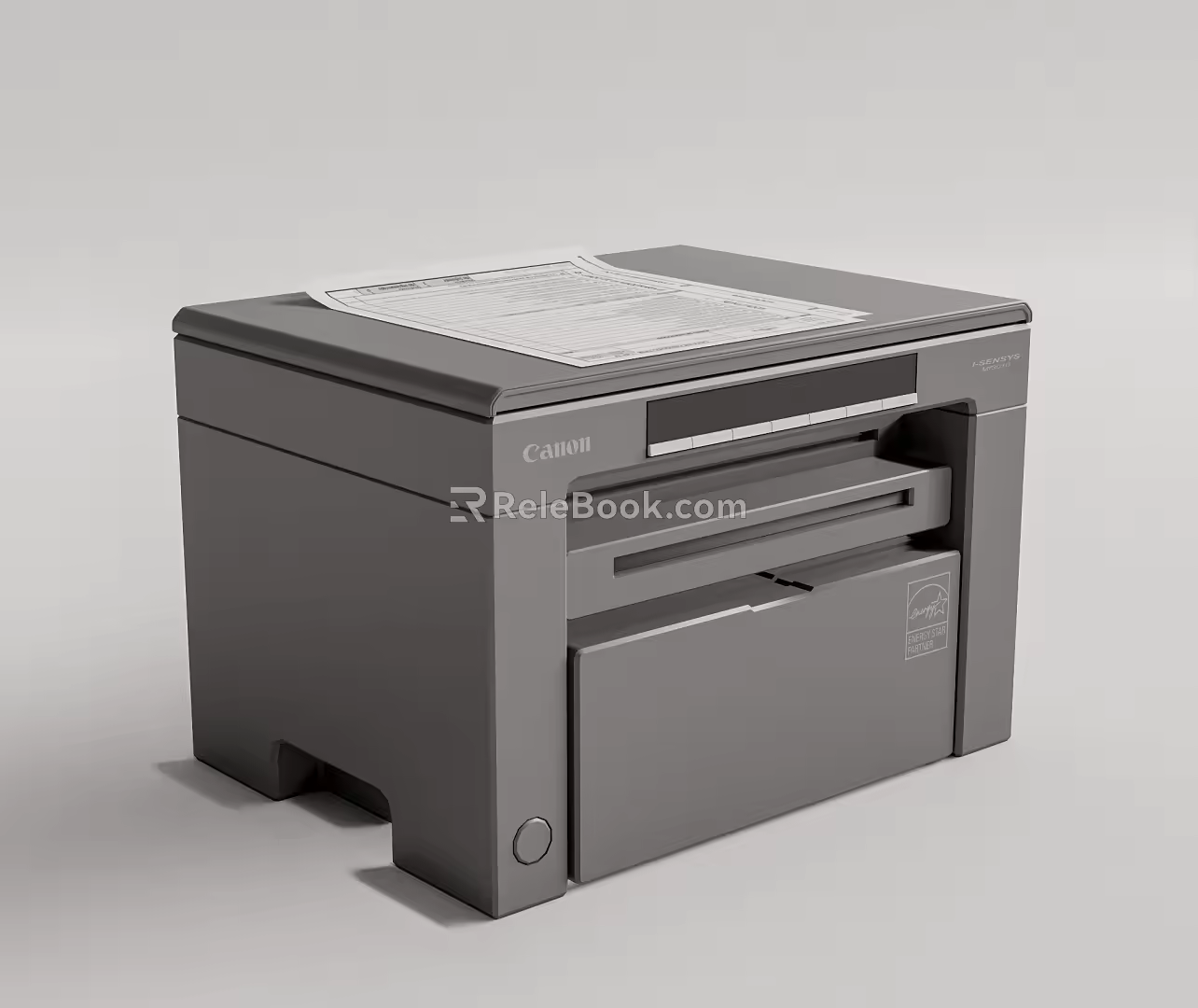 Modern Printer Small Printer 3d model