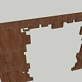 New Chinese-style Yakou Component Hardware 3d model