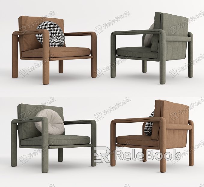 Modern Sofa Chair Leisure Chair Single Sofa model