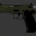 GSG Pistol In Cream And Black Color With Modern Design And Sleek Profile