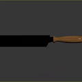 Black Frying Pan With Wooden Handle Perfect For Making Fresh Pancakes At Home
