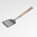 High Quality Stainless Steel Spatula With Wooden Handle For Kitchen Cooking Use