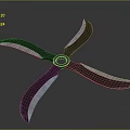 Traditional Metal Shuriken Weapon With Four Sharp Blades And Central Ring Design