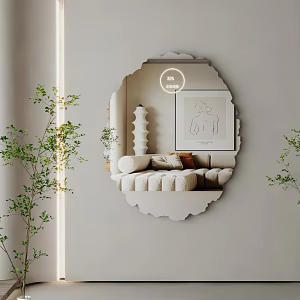 Modern Mirror Dressing Mirror Art Mirror Alien Mirror Floor Mirror Irregular Mirror Full-length Mirror 3d model