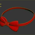 Red Bow Hairband Fashionable Daily Hair Accessory For Women And Girls