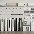 Air conditioning combination 3d model