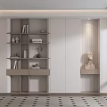 Wind bookcase 3d model