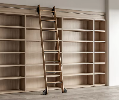 Modern Open Kitchen Interior Design With Island Counter Cabinets And Appliances 3d model