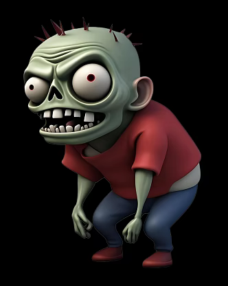 Plants vs Zombies Kid Zombies 3d model