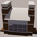 modern sentry box 3d model