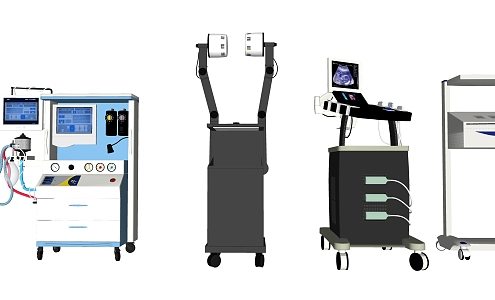 Modern Medical Devices 3d model