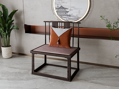 New Chinese Style Tea Chair Leisure Chair model