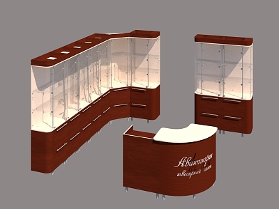 Jewelry cabinet display cabinet display stand model