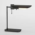 Modern Black Table Lamp With Adjustable Arm And LED Light For Home Office 3d model