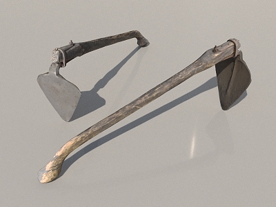 Agricultural Equipment Hoe 3d model