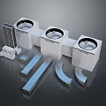 Systemair Ventilation Units With Solar Panel And Metal Components Installation Parts