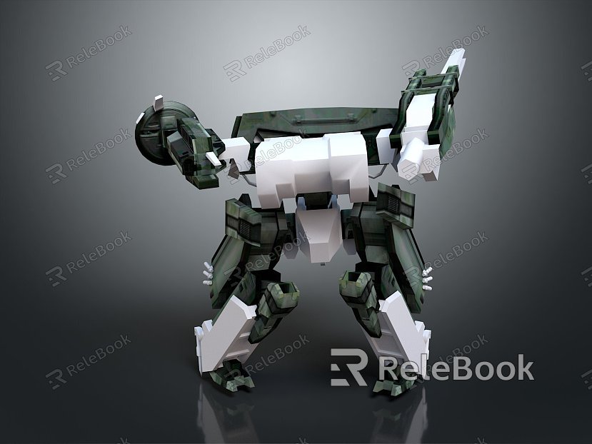 Mech Warrior Mech Soldier Machine Battlearm Mechanical Battlearm Machine Fighter Robot model