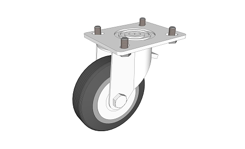 Modern pulley Ordinary fixed pulley 3d model