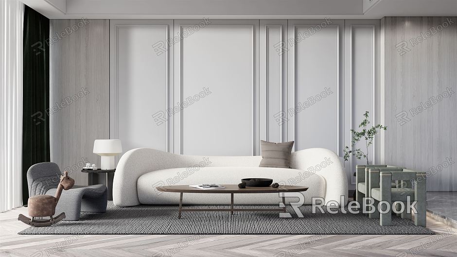 modern living room model