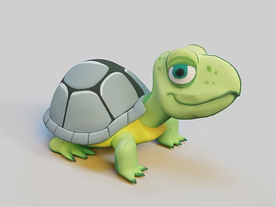 Turtle Ornaments Decorations Feng Shui Items Pet Turtle Cute Ghost Turtle 3d model