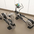 Modern Indoor Fitness Equipment With Digital Screens And Ergonomic Design