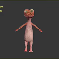Lizard Anime Lizard Chameleon Cartoon Lizard Reptile Cold Blooded Animal Reptile Class 3d model