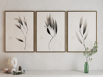 Modern Plant Painting Art Hanging Painting model