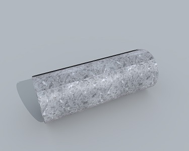 Modern iron sheet 3d model