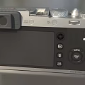 Vintage Digital Camera With Retro Classic Design And Metal Body Details