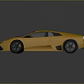 Yellow Sports Car Featuring Sleek Design Black Wheels And Modern Aerodynamic Body