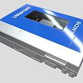 Sony Walkman Portable Cassette Player With Blue And Silver Classic Design