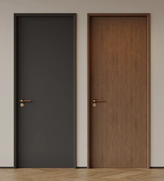 Middle Ancient Style Room Door Bedroom Door French American Style Retro Wooden Door Kitchen Door Single Door 3d model