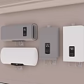 Modern Wall Mounted Electric Water Heaters in Various Styles for Home Use