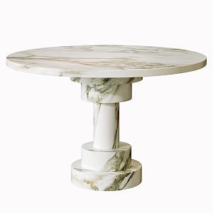 Modern KOTA Dining Table Rock Slab Dining Table Marble Dining Table 3d model