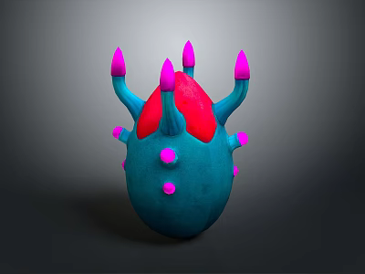 Cartoon Plant Avatar Plant Alien Plant Animation Plant Animation Plant Science Fiction Plant Game Environment 3d model