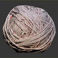 Soft Pink And White Yarn Ball For Daily Household Knitting Use