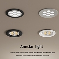 Recessed downlight spotlight 3d model