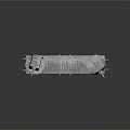 Gray Industrial Mechanical Structure Featuring Cylindrical Parts Wheeled Base And Concrete Texture