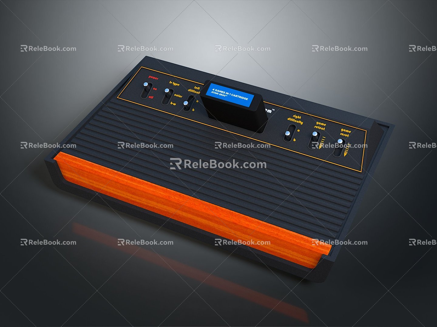 Game machine home game machine Nintendo game machine old game machine old game machine handle 3d model