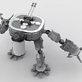 LEGO Toy Blocks Fighting Robot Gundam Mech Warrior Transformers 3d model