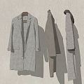 Modern Clothes Woolen Coat 3d model