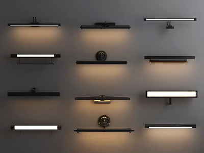 Modern Decorative Wall Lamps With Various Contemporary Designs And Styles 3d model
