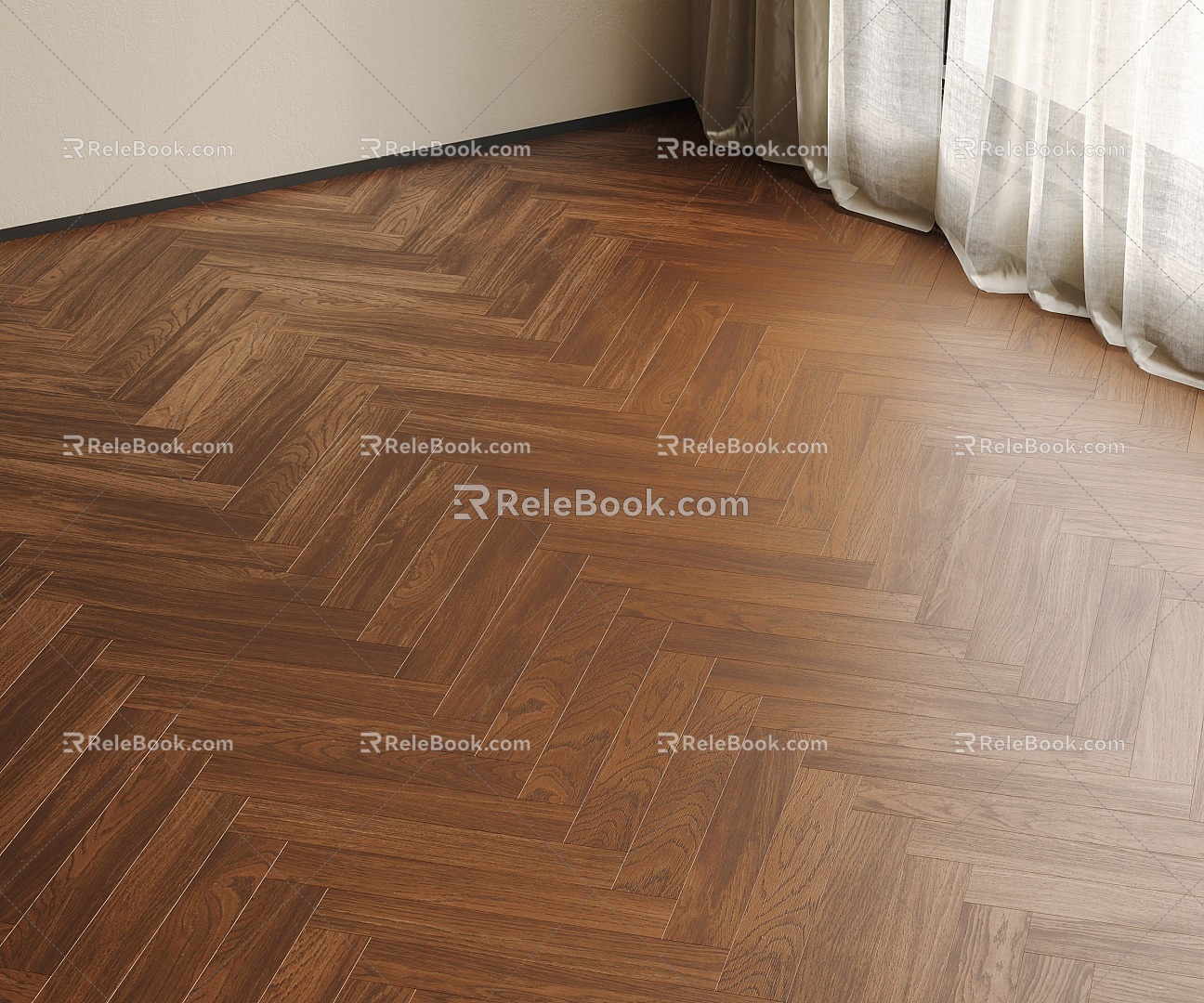 Wood floor wood grain brick log wind wood floor fish bone wood floor herringbone wood floor 3d model