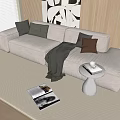 Modern Multiplayer Sofa 3d model