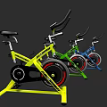 Colorful Indoor Cycling Bikes With Sturdy Structure For Fitness Equipment