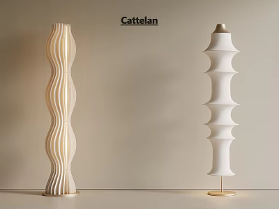 015 Light Luxury Floor Lamp Atmosphere Lamp Sunset Lamp 3d model